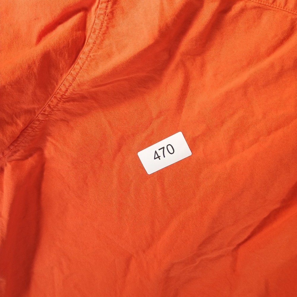Vintage Ralph Lauren Jeans Co. Shirt Mens Medium Orange Short Sleeve Button Down - Picture 9 of 9